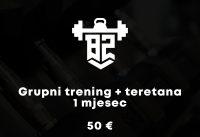 Grupni trening + teretana 1 mjesec