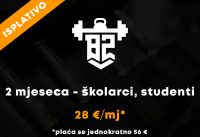 Dvomjesečna članarina - školarci i redovni studenti