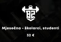 Mjesečna članarina - školarci i redovni studenti
